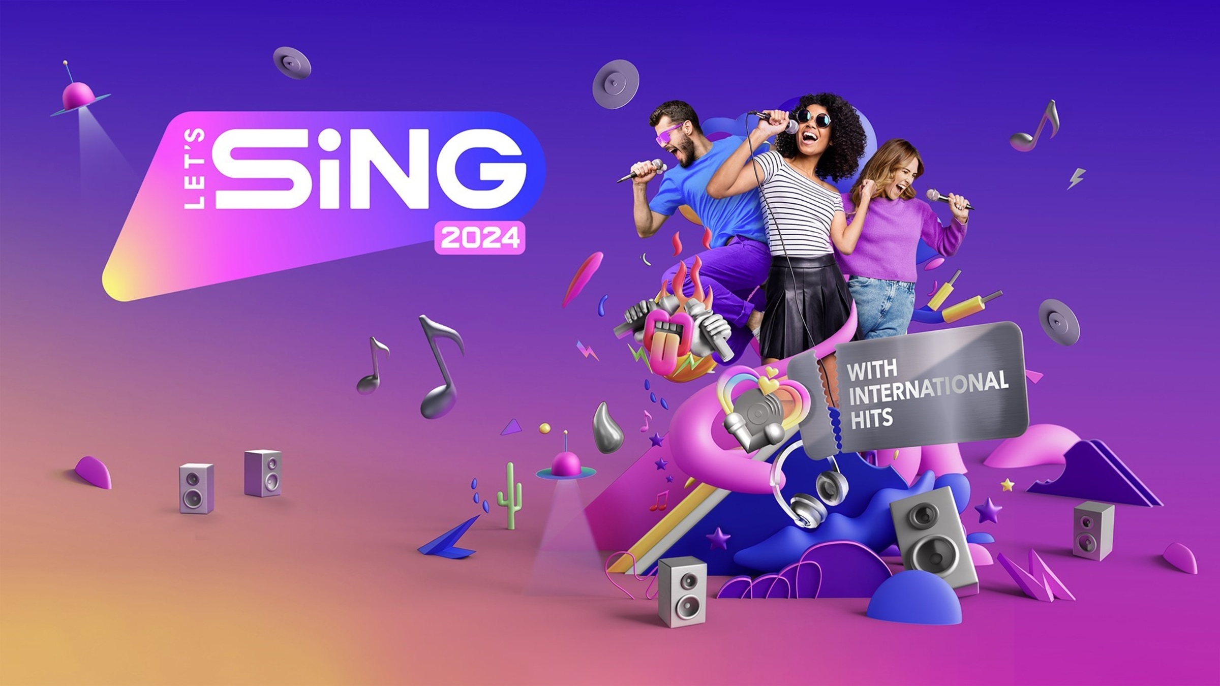 Let's Sing 2024 with International Hits Platinum Edition for Nintendo