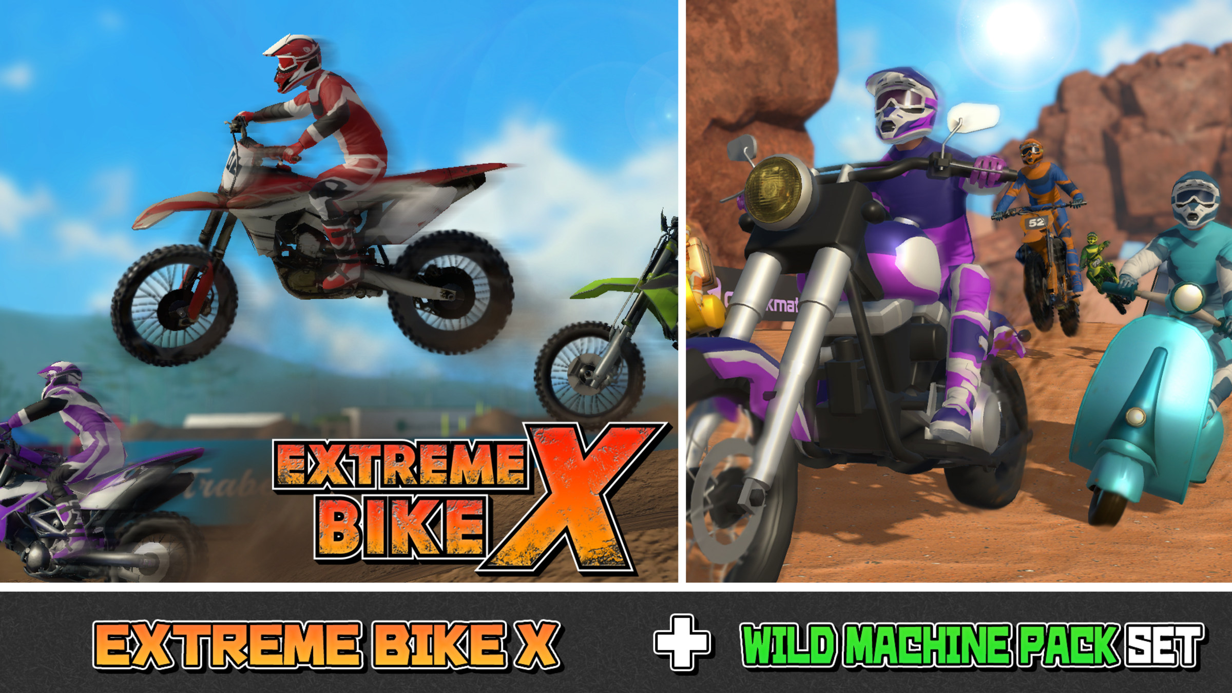EXTREME BIKE X + WILD MACHINE PACK SET for Nintendo Switch Nintendo Official Site