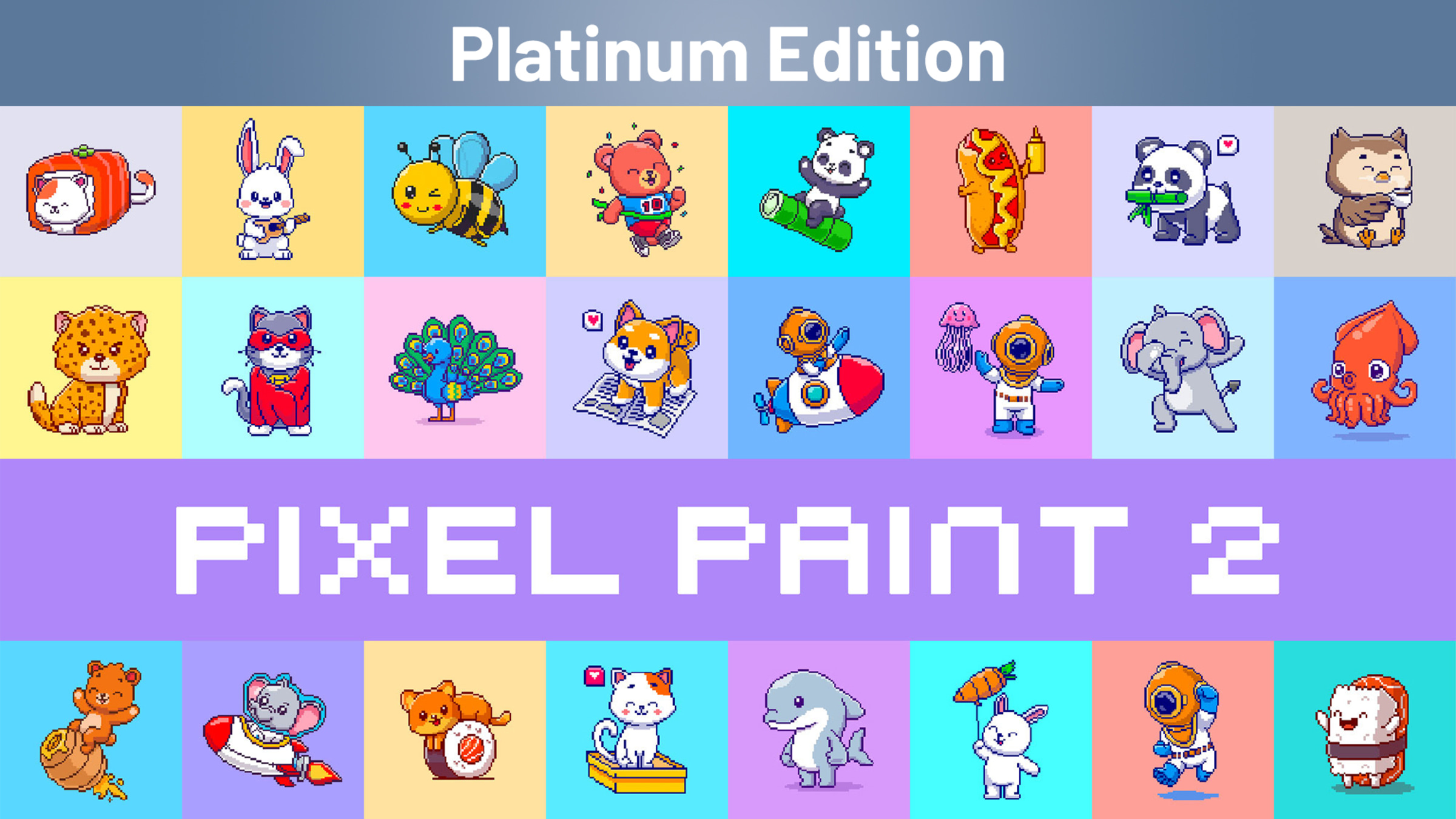 Pixel Paint 2 Platinum Edition for Nintendo Switch Nintendo Official