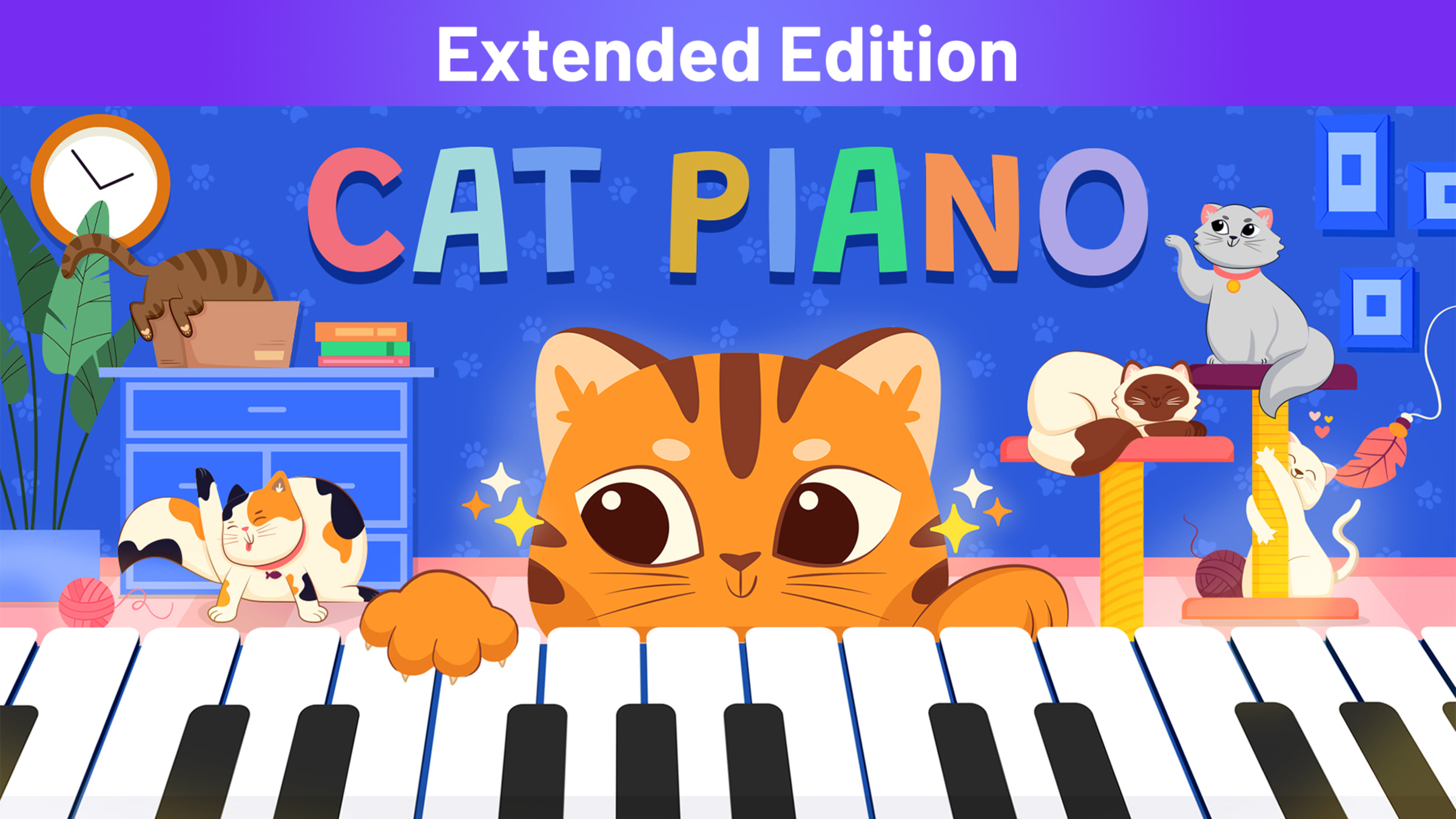 Kitty piano keyboard hot sale