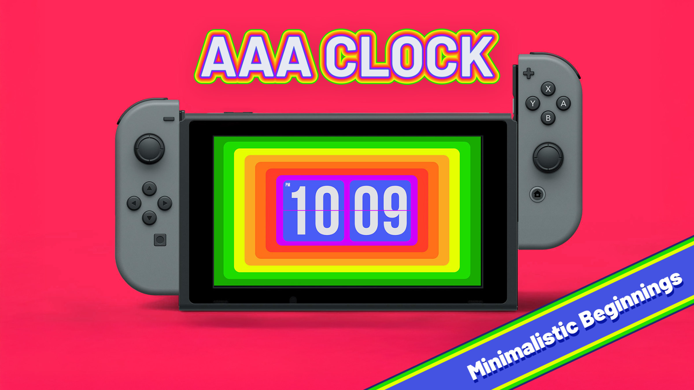2024新発 Minimalistic Clock AAA Beginnings Switch Nintendo for クレンジング・メイク落とし