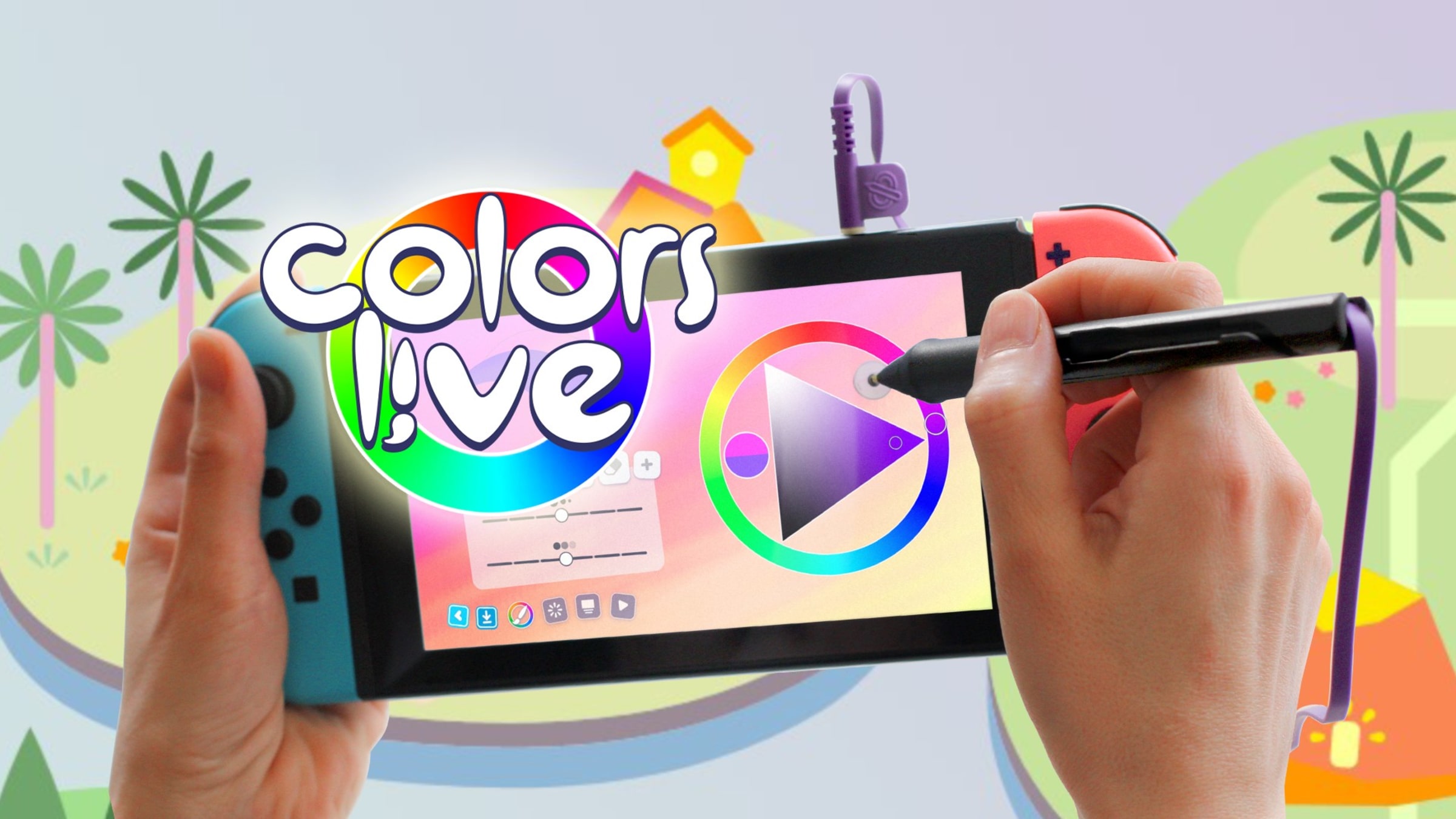 カラーズライブ　COLORSLIVE　Switch　ペン付き Amazon.com: Colors Live - Switch : Video Games
