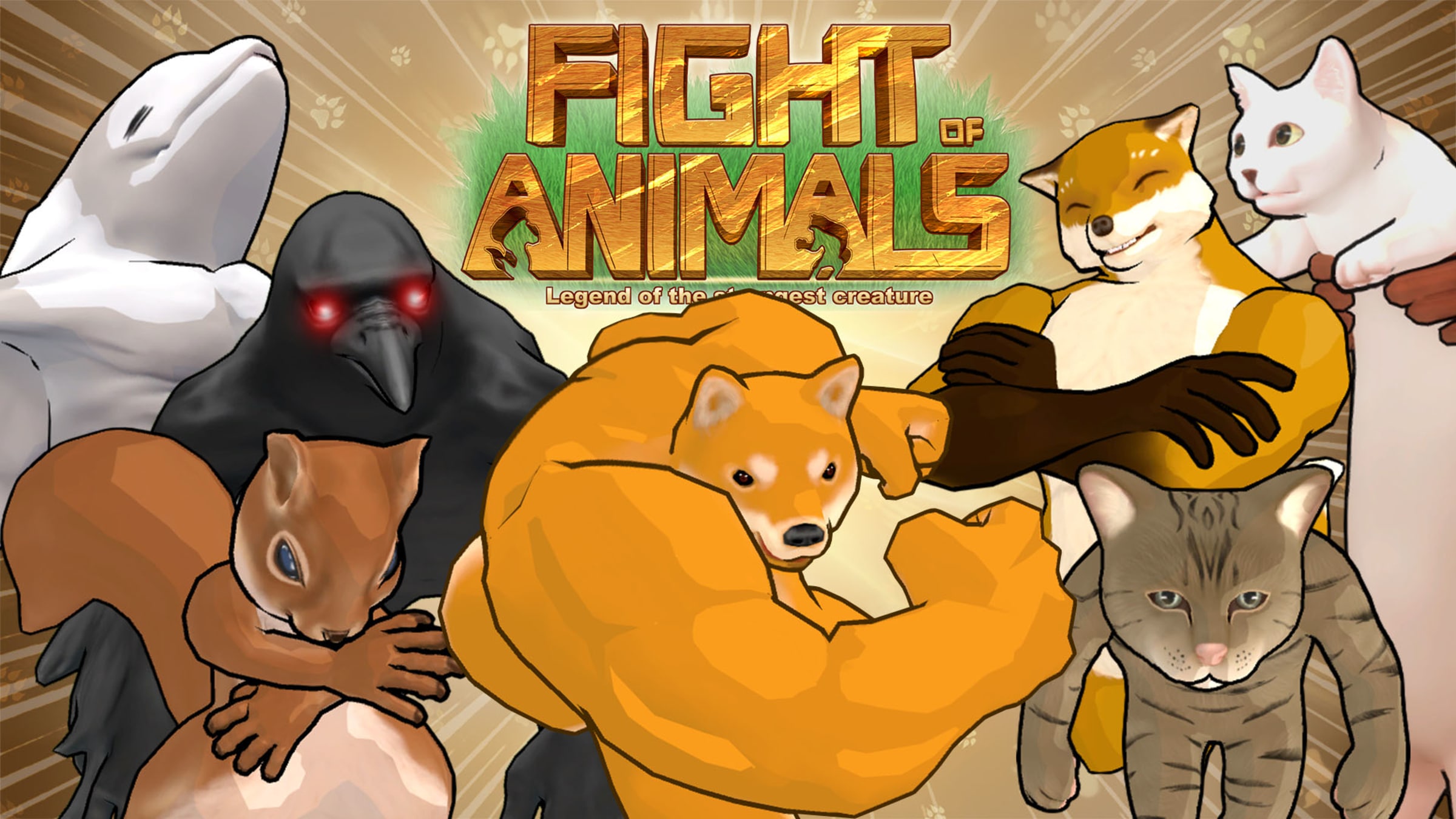 Switch☆Fight of Animals ファイト オブ アニマルズ☆新品 Fight of Animals - Nintendo Switch Video Game, Funny Animal