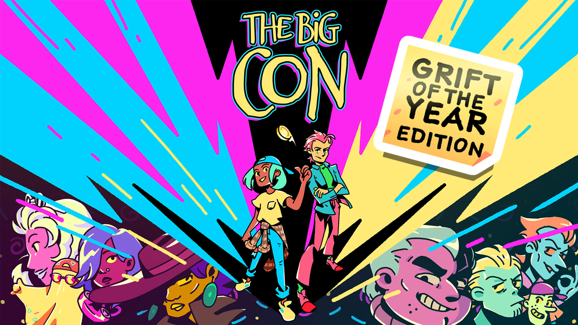 The Big Con Hits Nintendo Switch Physical Release official image