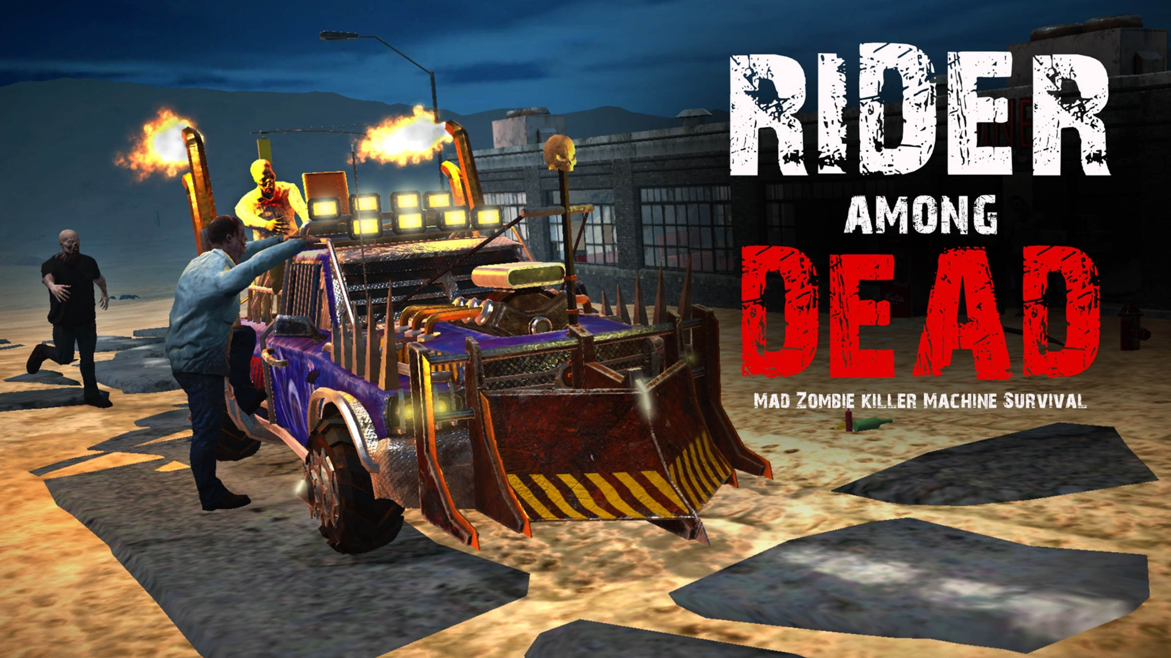 Rider Among Dead - Mad Zombie Killer Machine Survival para