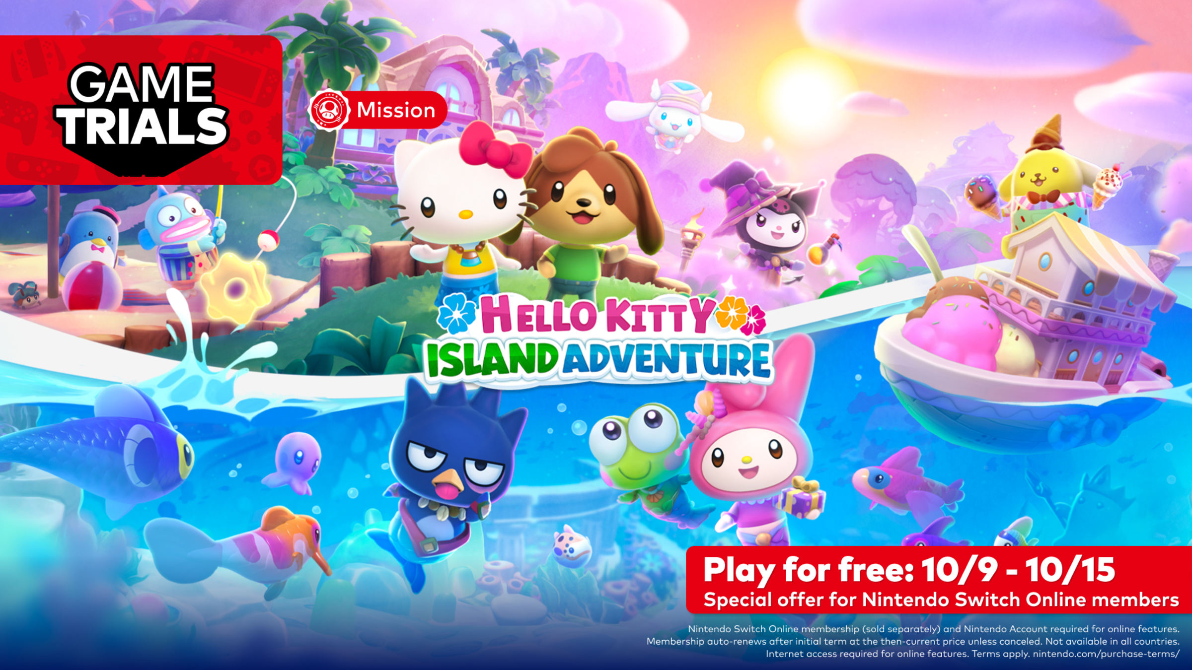 Hello Kitty Island Adventure key art