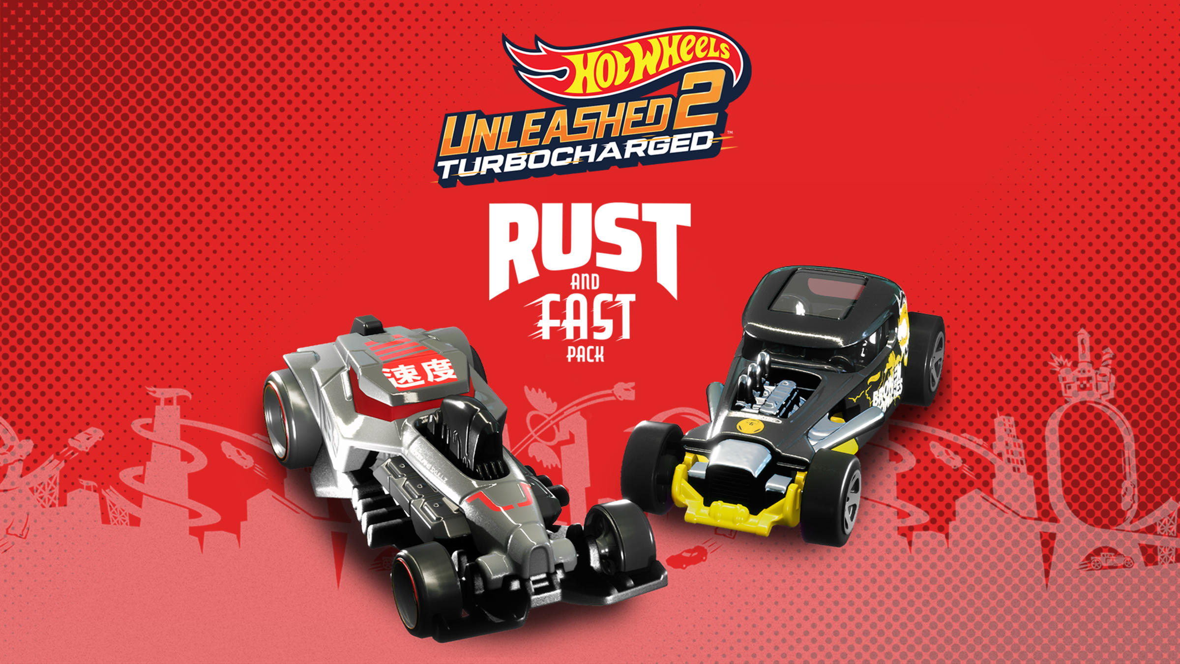HOTWHEELS UNLEASHED1+ 2TURBOCHARGED 2セット HOT WHEELS UNLEASHED™ 2 - Rust and Fast Pack for Nintendo Switch