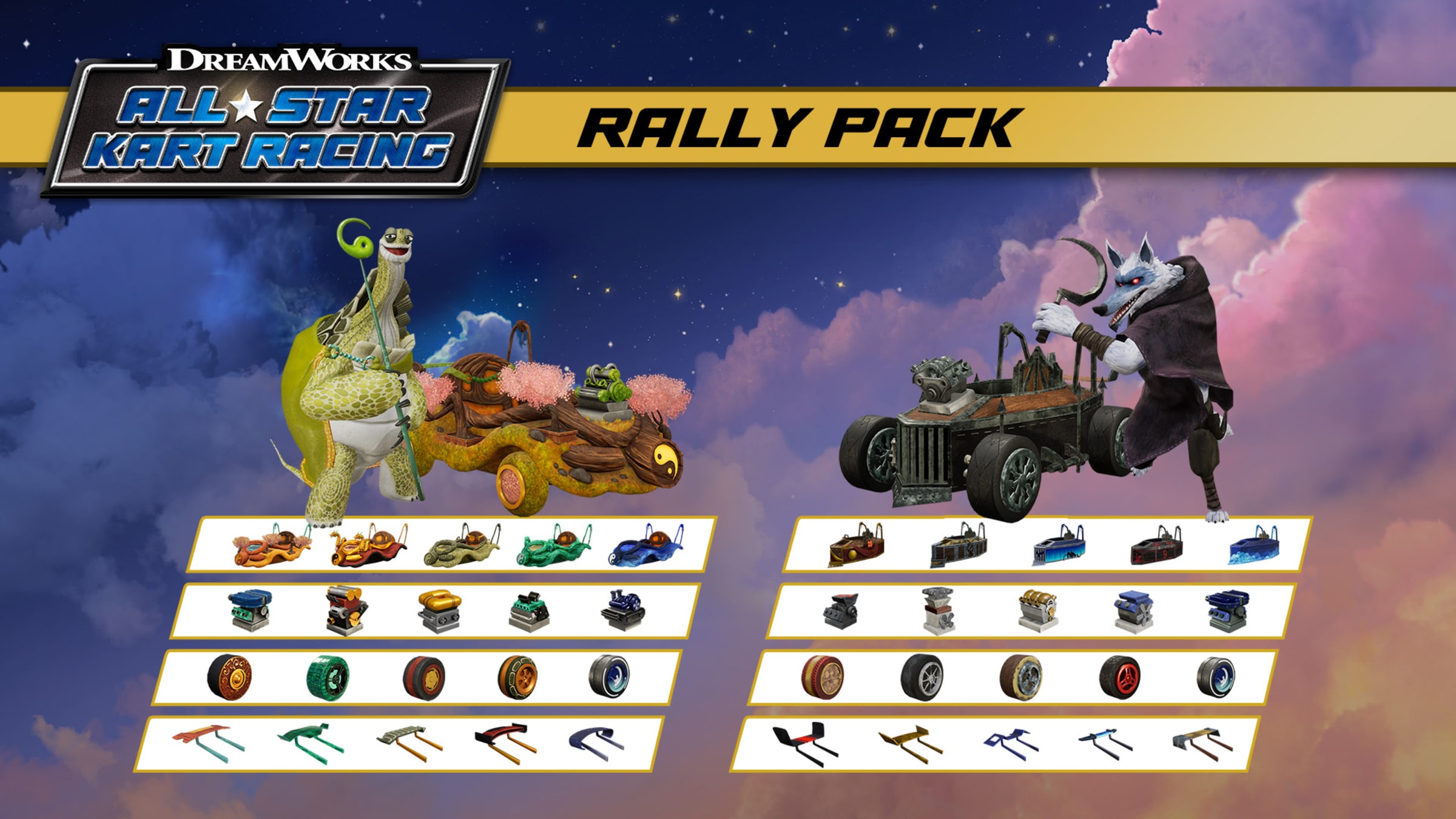 Nintendo Switch DreamWorks All-Star Kart Racing DreamWorks All-Star Kart Racing Rally Pack para Nintendo Switch