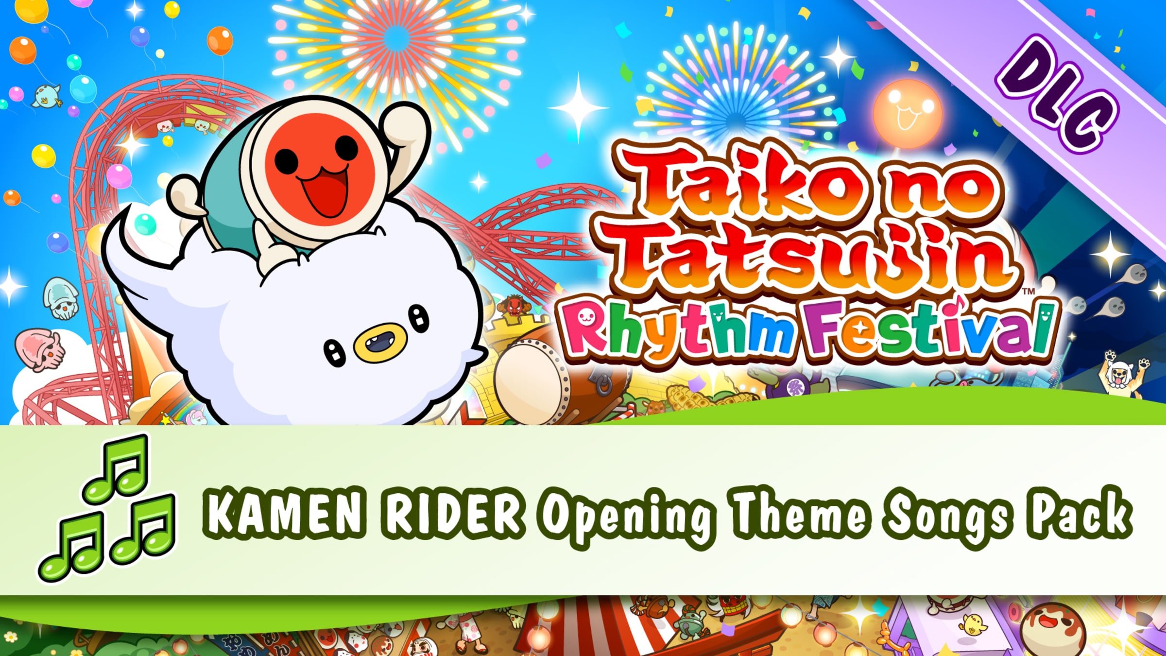Taiko no Tatsujin: Rhythm Festival - KAMEN RIDER Opening Theme Songs ...