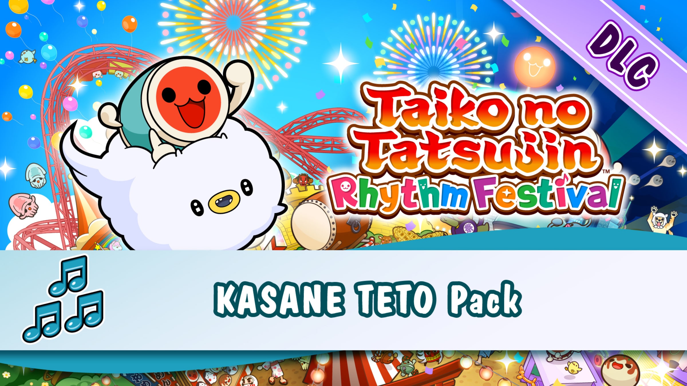 Taiko no Tatsujin: Rhythm Festival - KASANE TETO Pack for Nintendo