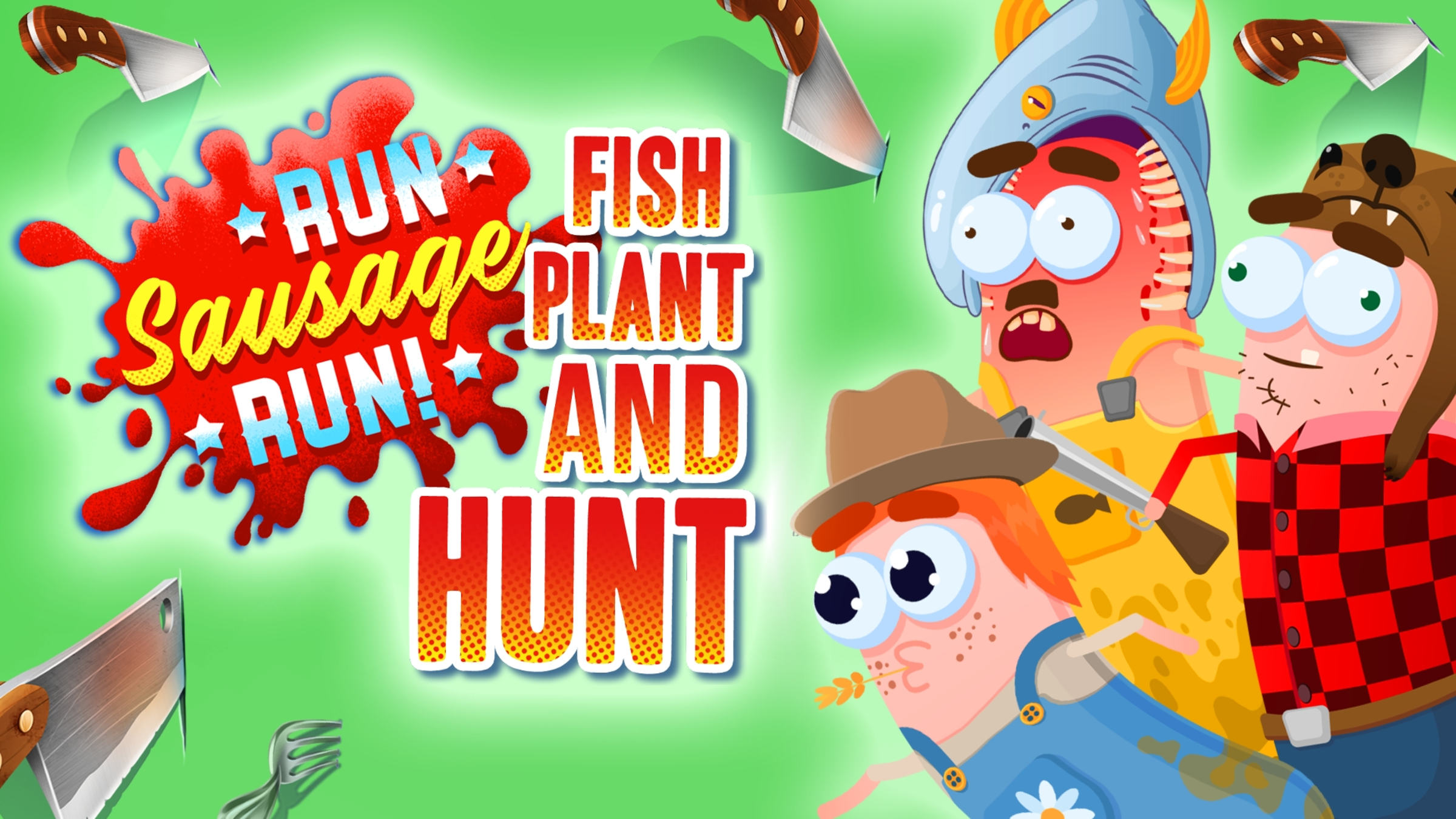 Run Sausage Run!: Fish, Plant and Hunt for Nintendo Switch