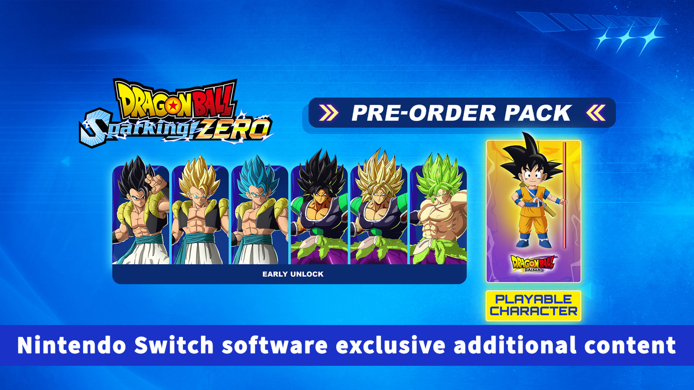 ドラゴンボール　Switch DRAGON BALL: Sparking! ZERO Pre-Order Pack for Nintendo Switch