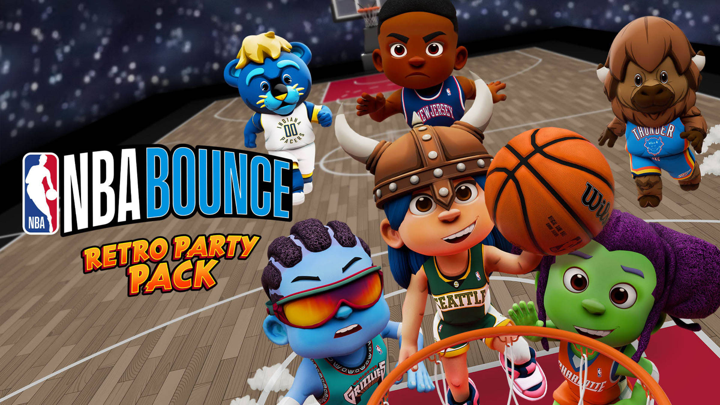 NBA BOUNCE: Retro Party Pack for Nintendo Switch - Nintendo