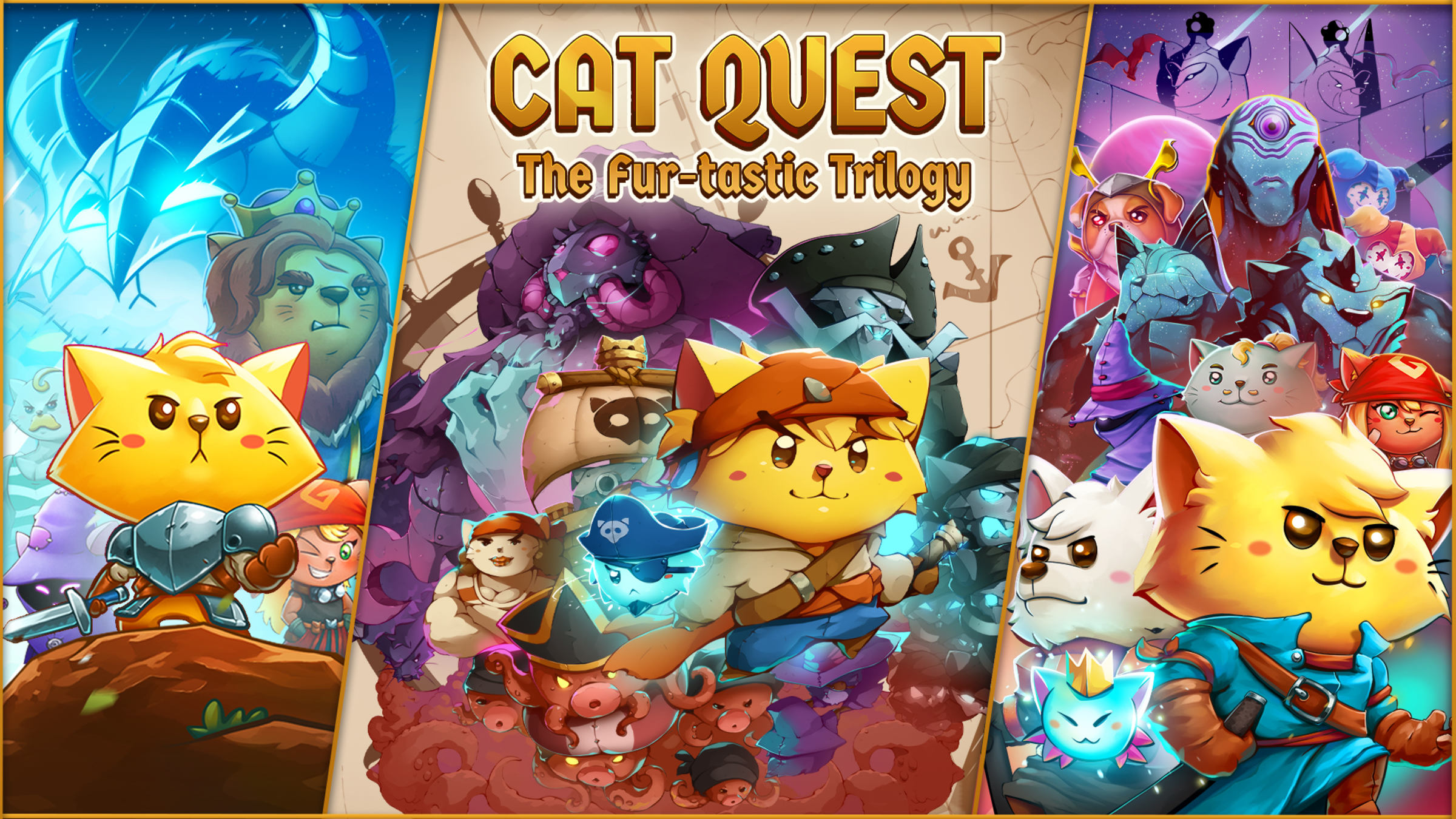 キャットクエスト１＆２＆３ファータスティック・トリロジー 北米版 switch Cat Quest: The Fur-tastic Trilogy for Nintendo Switch