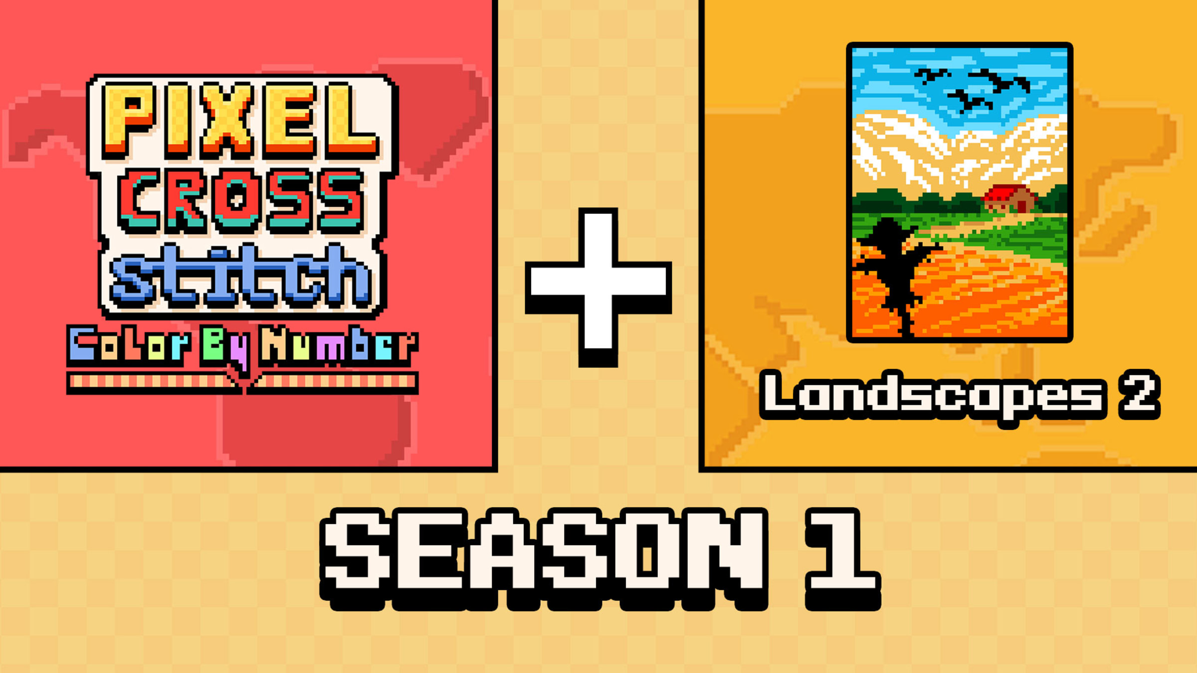 Pixel Cross Stitch Color by Number: Season 1 for Nintendo Switch