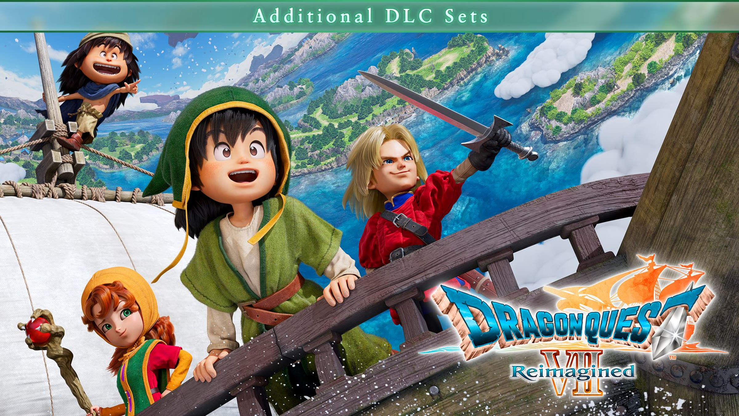 Conjuntos de DLC adicionais de DRAGON QUEST VII Reimagined para