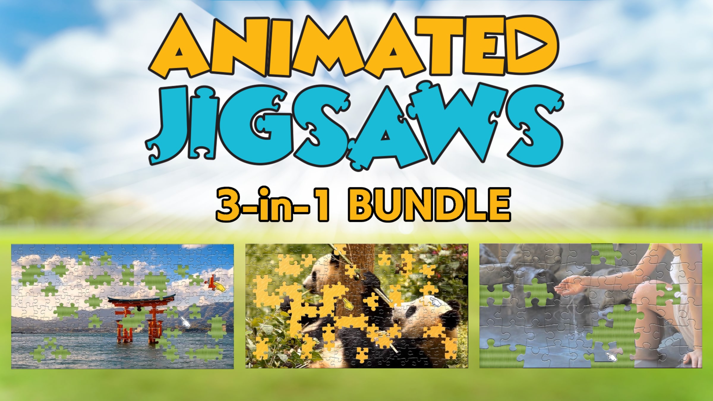 3-in-1 Animated Jigsaws Bundle for Nintendo Switch - Nintendo