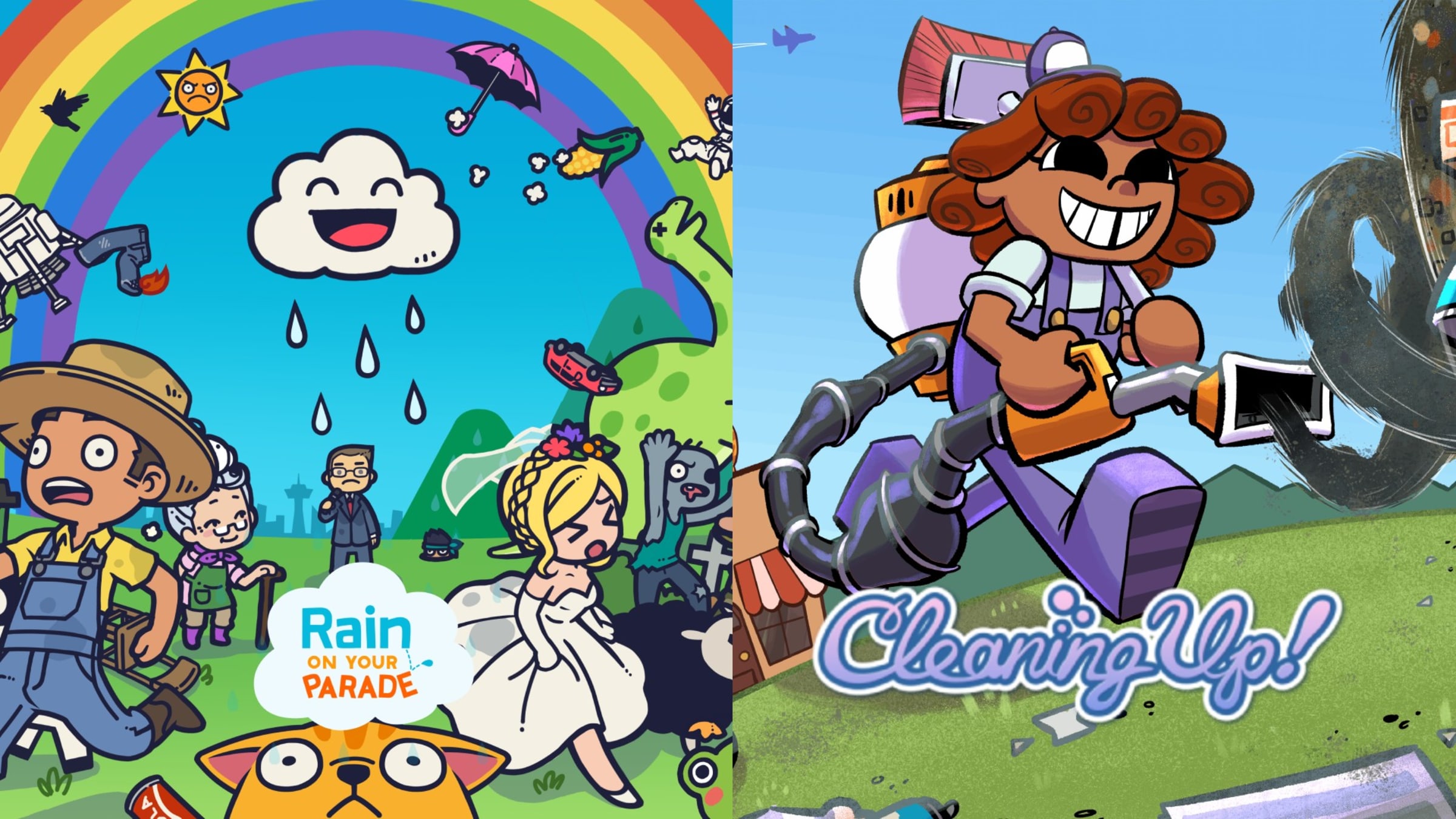 Rain on Your Parade + Cleaning Up! for Nintendo Switch - Nintendo