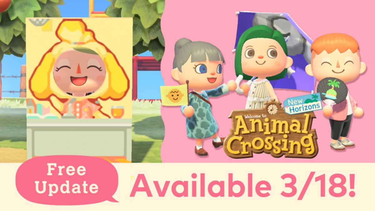 Free update for Animal Crossing New Horizons delivers new content!