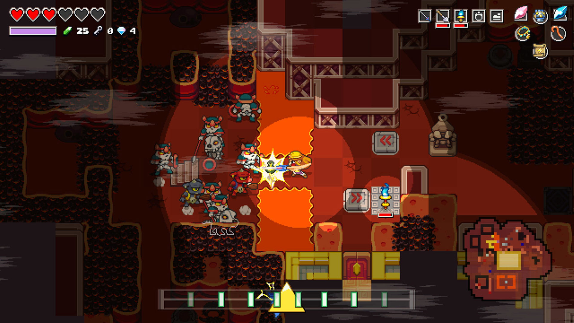 Screenshot 3 from Cadence of Hyrule: Crypt of the NecroDancer Featuring the Legend of Zelda