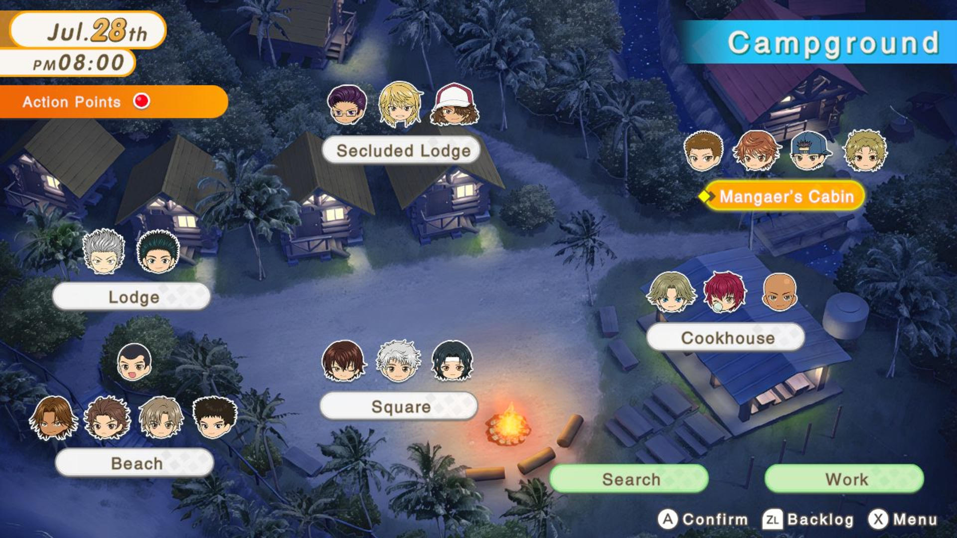 Screenshot 3 from The Prince of Tennis: Doki Doki Survival - Eternal Passion! Tie Break Game