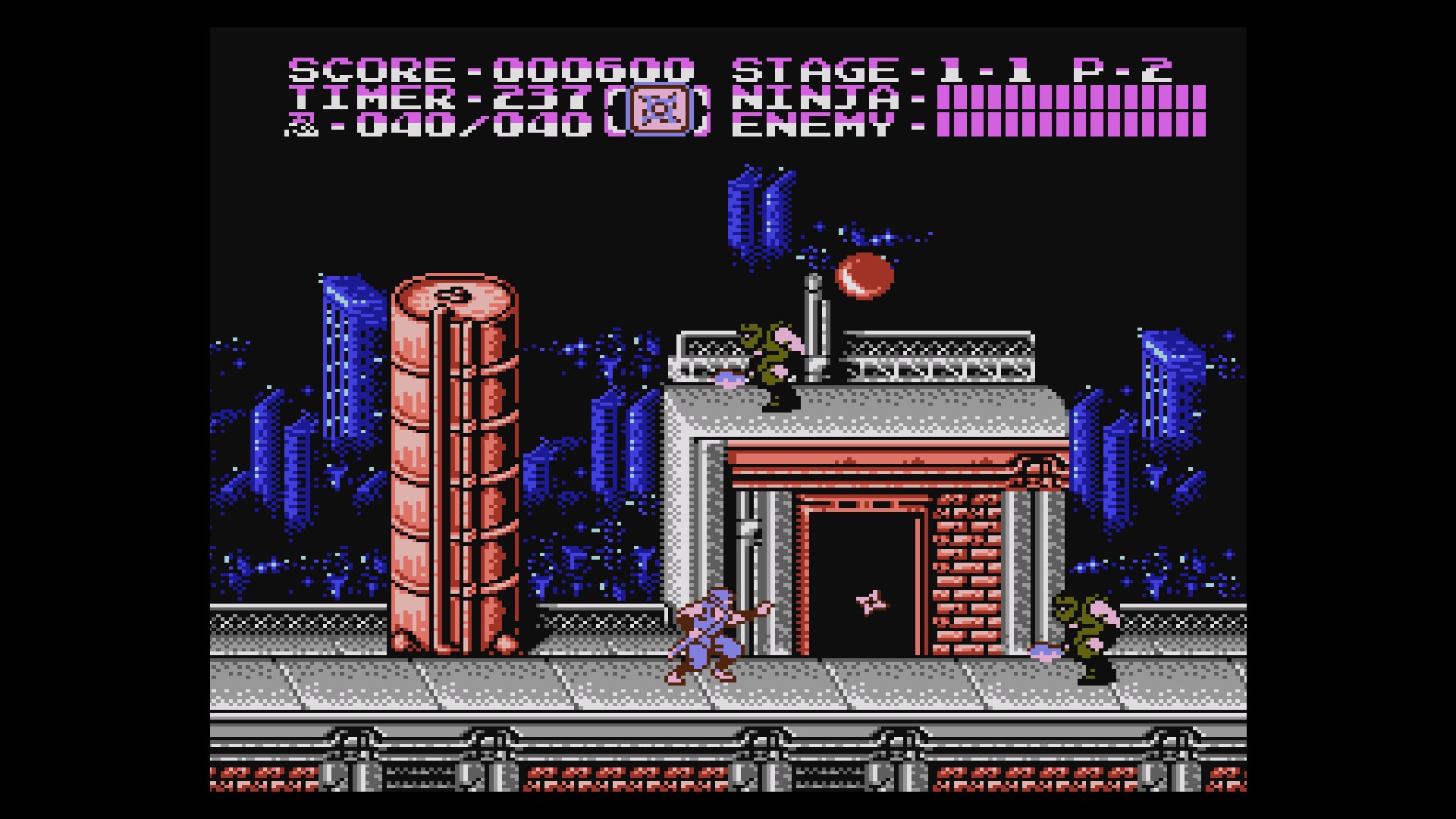 Screenshot 2 from Console Archives: Ninja Gaiden II - The Dark Sword of Chaos