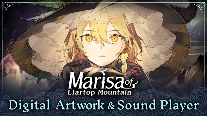 Marisa of Liartop Mountain Digital Artwork & Sound Player