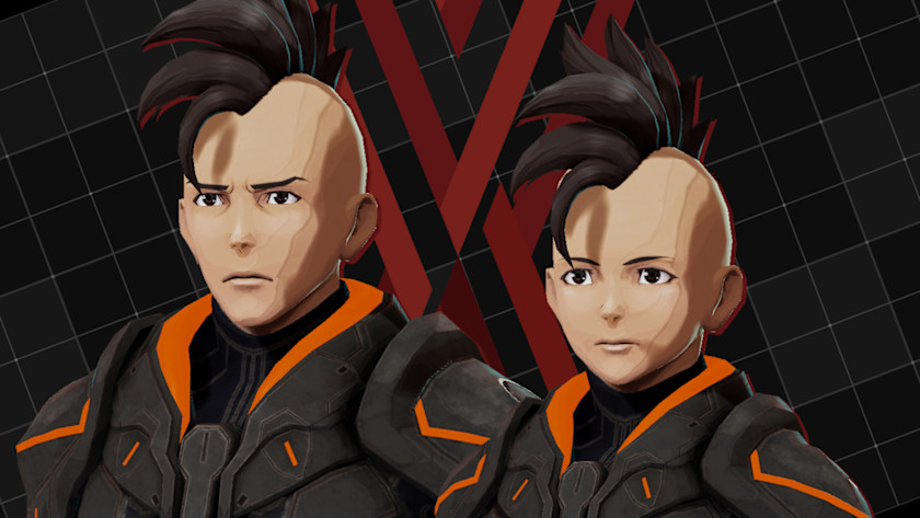Edit parts for Outer "Large Mohawk"(Unisex)
