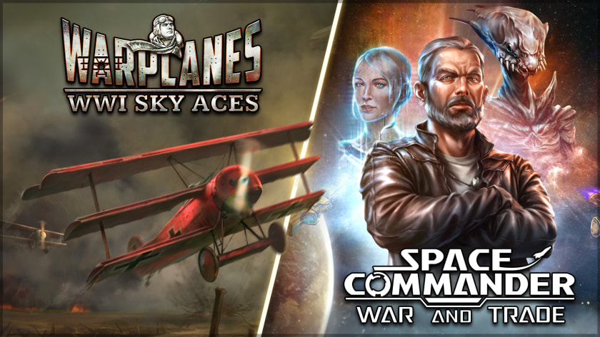 Warplanes: WW1 + Space Commander Bundle
