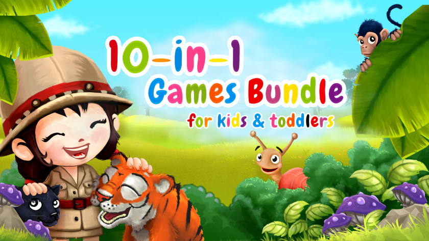 10-in-1 Games Bundle for Kids & Toddlers