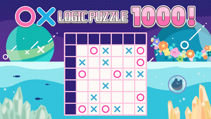 〇× LOGIC PUZZLE 1000 !
