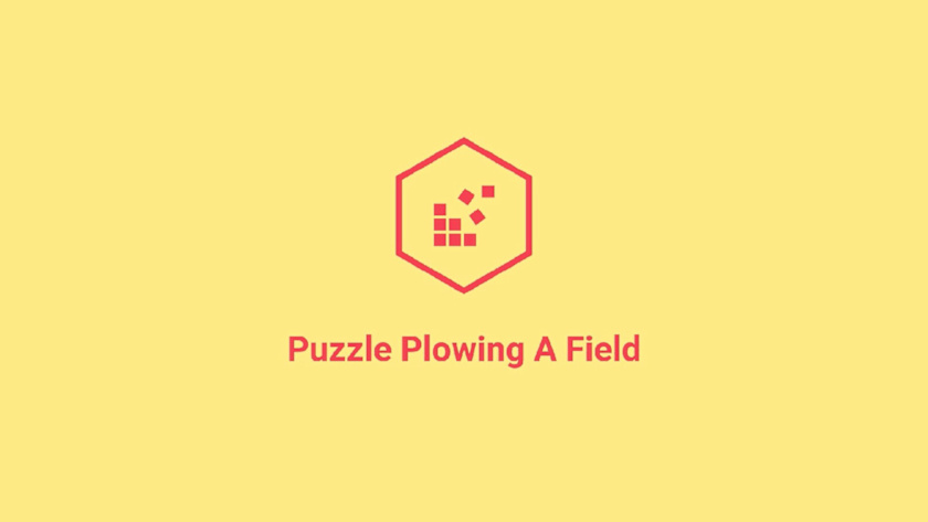 Puzzle Plowing A Field