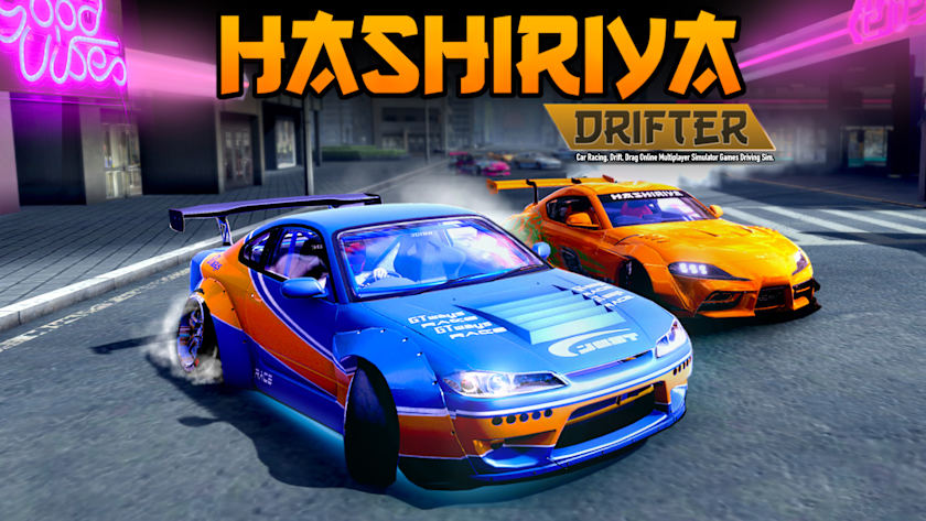 Hashiriya Drifter-Car Racing,Drift,Drag Online Multiplayer Simulator Games Driving Sim.