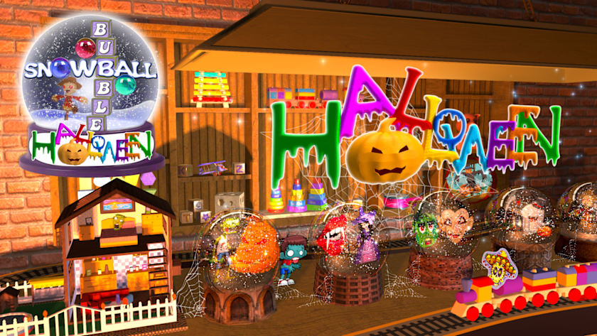 Halloween Snowball Bubble
