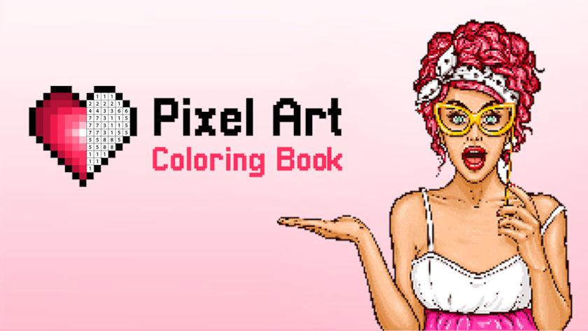 Pixel Art Coloring Book