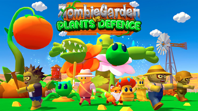 Zombie Garden vs Plants Defence -Battle Craft and Survival Simulator Game