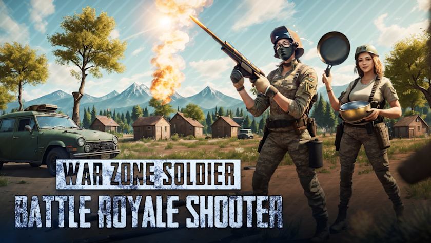 War Zone Soldier: Battle Royale Shooter