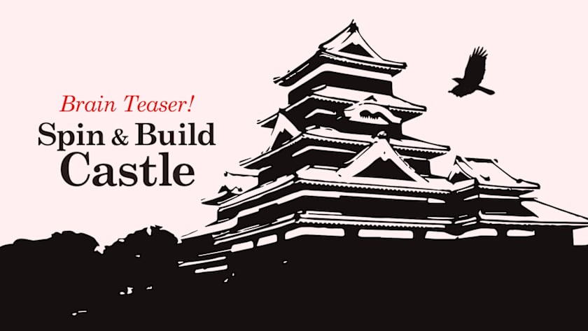 Brain Teaser! Spin & Build Castle