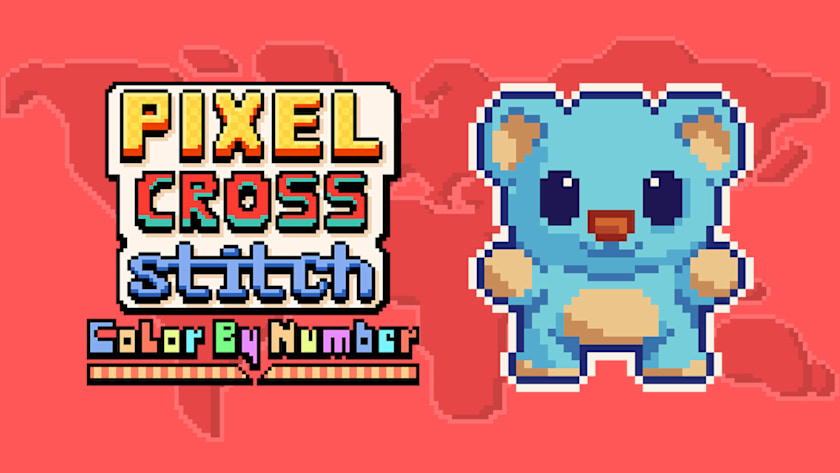 Pixel Cross Stitch Color by Number