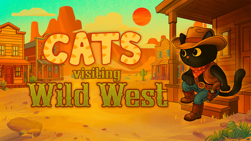 Cats Visiting Wild West