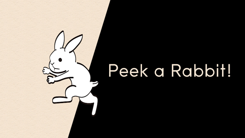 Peek a Rabbit!