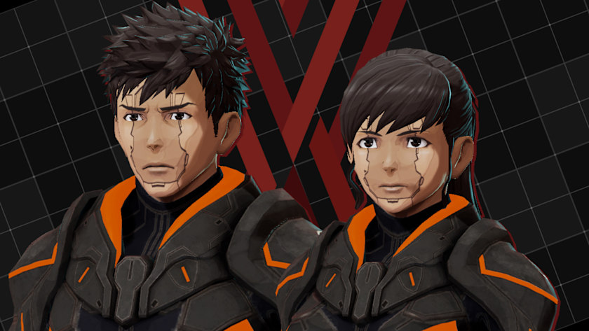 Edit part for Outer "Robot Makeup"(Unisex)