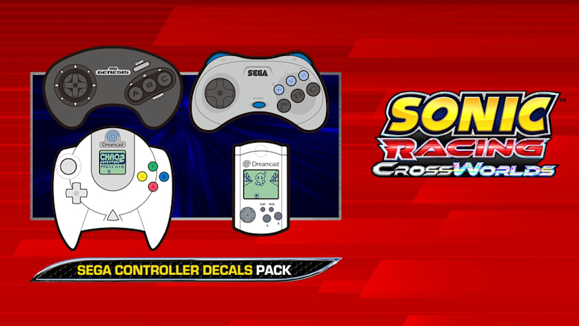 Sonic Racing: CrossWorlds - SEGA Controller Decals Pack