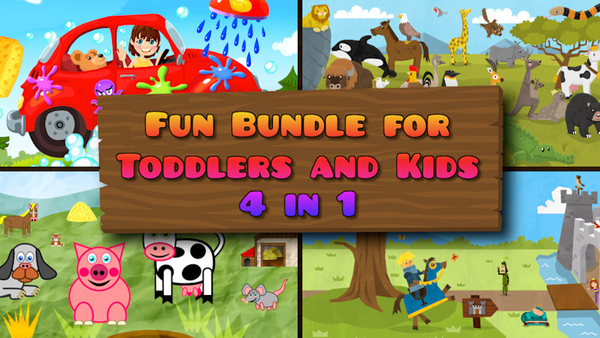 Fun Bundle for Toddlers and Kids - 4 in 1