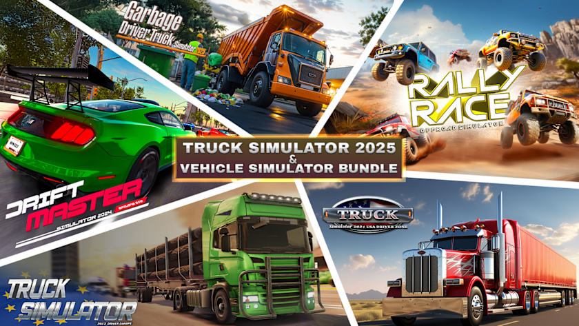 TRUCK SIMULATOR 2025 & VEHICLE SIMULATOR BUNDLE