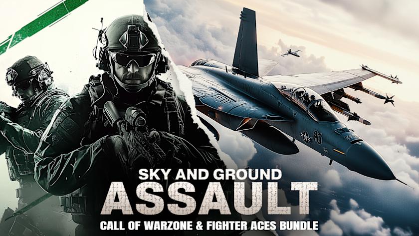 Sky and Ground Assault - Call of Warzone & Fighter Aces Bundle