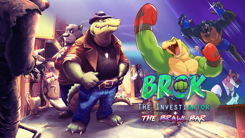 BROK the InvestiGator + The Brawl Bar