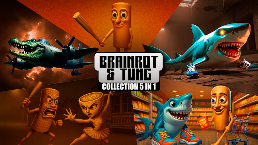BRAINROT & TUNG COLLECTION 5 in 1