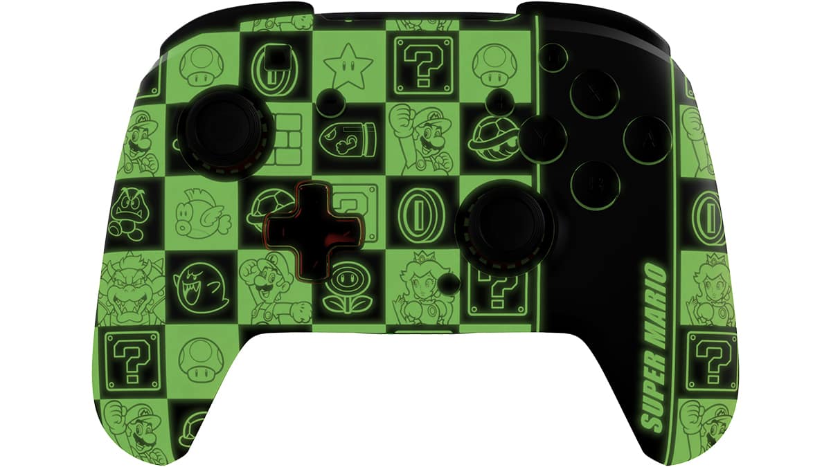 PDP Rematch Wireless Controller Glow: Super Mario Icon — фото 2