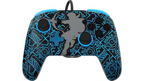 PDP Rematch Wired Controller Glow: Sheikah Shoot